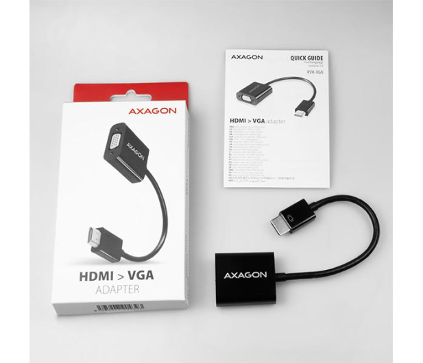 Axagon RVH-VGN, HDMI - VGA adapter, FullHD, 1920*1200 - 1353451 - zdjęcie 6